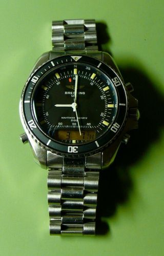 Breitling Navitimer Quartz 3100 Pluton Wristwatch Model 80191 A51037