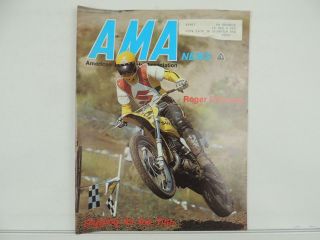 Vintage Sept 1975 Ama News Motorcycle Suzuki Enduro Gypsy L3959