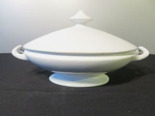 Antique Tureen/covered Bowl Porcelain Richard Alcock & Co.  Staffordshire White