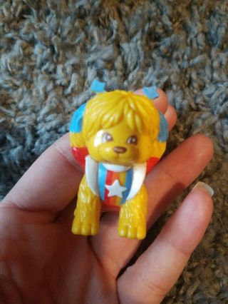 Vintage Rare 1983 Rainbow Brite Pvc Puppy Dog Hallmark Toy / Cake Topper Figure