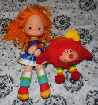 Vintage 1983 Hallmark Mattel 10 " Rainbow Brite Doll W/ Red Sprite