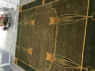 Stickley Wool Rug - Monterey Grove,  wool hand knotted 8 ' x10 ' rug 5