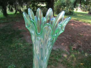 Northwood TREE TRUNK ANTIQUE CARNIVAL ART GLASS 10 3/4 