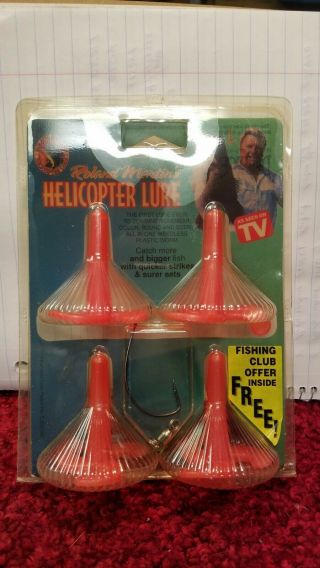 2) Vintage Roland Martin Helicopter Lures - (2) Packages
