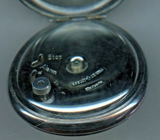 AMC Cesar Renfer Abrecht Breuet Vintage Swiss Alarm Pocket Watch 1900s 3