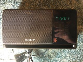 Vintage Sony Dream Machine Icf - C900 Dual Alarm Digital Clock Am/fm Radio