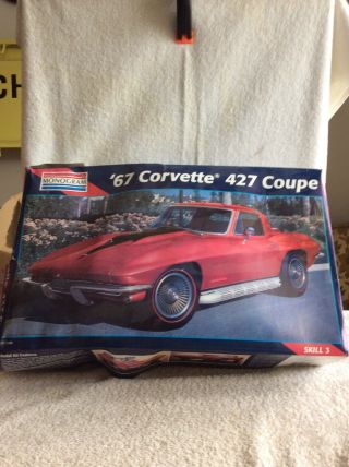 1967 Corvette 427 Coupe Monogram 1/12 Scale Model Kit