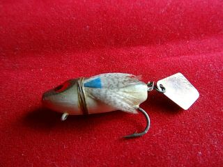 A Good Vintage Heddon Runt Flaptail Fly Rod Lure