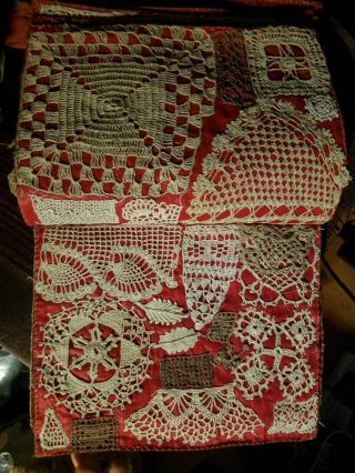 Very Rare Victorian Crochet Sampler Book Patterns Notes Packed Full Nr