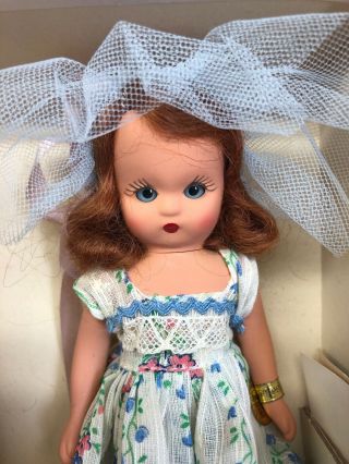 5.  5” Vintage Nancy Ann Story Book Doll “Miss Muffet” 118 W/ Box Plastic 6