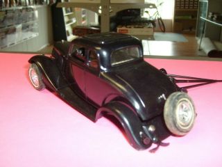 Aurora 1/25th 34 Ford coupe model Vintage Built up. 3