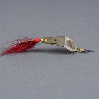 Vintage Al Foss Shimmy Spoon No.  10 Metal Fishing Jig Lure