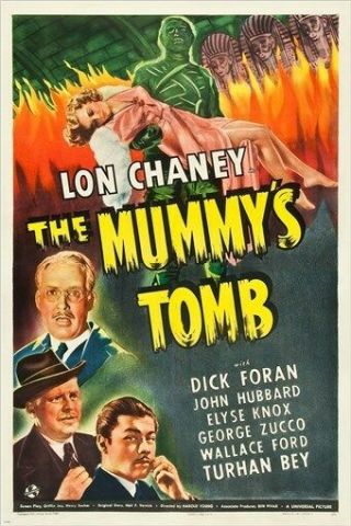 Vintage Horror Film Poster The Mummy 