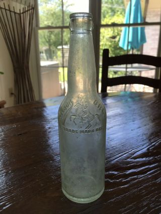 1920s Antique Jackson Brewing Co.  Orleans Jax Glass Beer Bottle Brew Rare