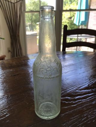 1920s Antique Jackson Brewing Co.  Orleans Jax Glass Beer Bottle Brew Rare 2