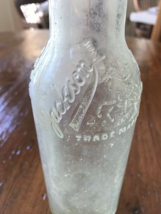 1920s Antique Jackson Brewing Co.  Orleans Jax Glass Beer Bottle Brew Rare 5