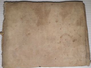 INDIA VERY OLD CLOTH COVERED SANSKRIT MANUSCRIPT,  25 LEAVES - 50 PAGES. 2
