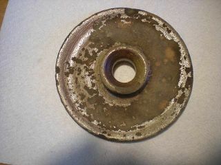 Antique 6 Inch Stoneware Butter Churn Lid