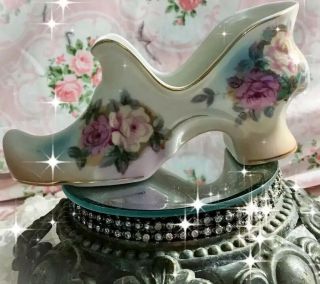 Antique Rs Porcelain Marie Antoinette Style Shoe 7 " Large
