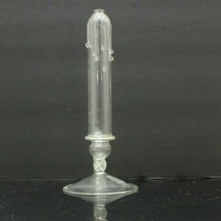 Antique Vintage Candle drips design Shaped Glass Finger Lamp Oil Kerosene 5