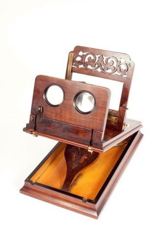 Vintage C1880 Stereo Graphoscope Viewer   6