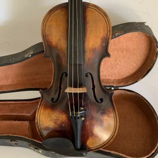 Antique Estate Violin Labeled “giovan Paolo Maggini Brescia 1635”