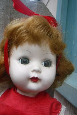 Vintage Strawberry Blonde Nancy Ann Debbie Doll Walker Muffies Big Sister