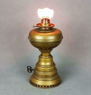 Wanzer Clockwork Kerosene Paraffin Oil Lamp Hitchcock Kranzow Competitor Pat1887