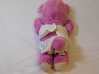 Magic Nursery Bear 1990 Doll Stuffed Plush 11.  5 