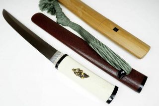 Signed Antique Japanese Tanto Dagger " Kanenaga包永 " Samurai Katana Nihonto Sword