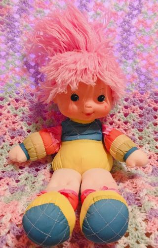 Vintage 1983 Baby Brite Rainbow Brite Doll Unclothed 80s 1980s