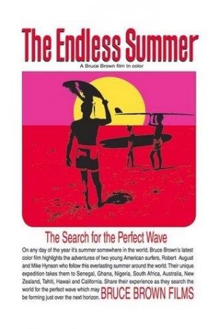Vintage Endless Summer Surfing Surf Movie Poster -
