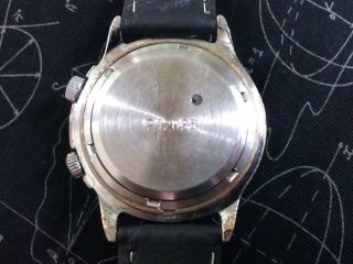 Vintage Rare Old USSR Poljot Alarm 18 Jewels Mechanical Men ' s Russian Wristwatch 5