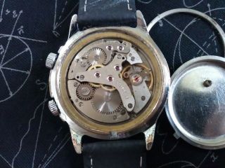 Vintage Rare Old USSR Poljot Alarm 18 Jewels Mechanical Men ' s Russian Wristwatch 6