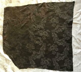 84 cm LATE 18th/ EARLY 19th CENTURY FRENCH PURE SILK DAMASK,  144 2