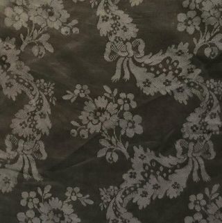 84 cm LATE 18th/ EARLY 19th CENTURY FRENCH PURE SILK DAMASK,  144 3