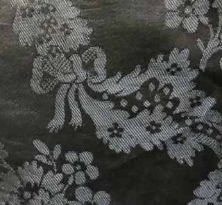 84 cm LATE 18th/ EARLY 19th CENTURY FRENCH PURE SILK DAMASK,  144 4