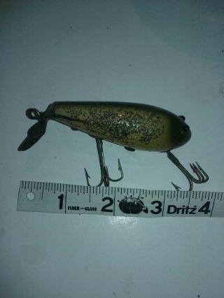 Vintage Creek Chub Crawfish Glass Eyed Wooden Bass Fishing Lure Antique Tackle