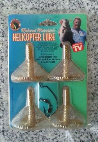 Vintage Helicopter Lure Roland Martin As Seen On Tv