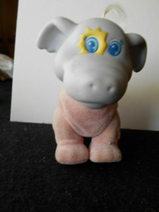 Vintage 1986 Moon Dreamers Doll Winged Flying Hippo Or Dog Blue Face 4 " Figure