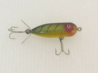 Very Rare Color Vintage Heddon Tiny Torpedo Fishing Lure