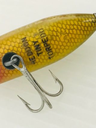 Very Rare Color Vintage Heddon Tiny Torpedo Fishing Lure 3
