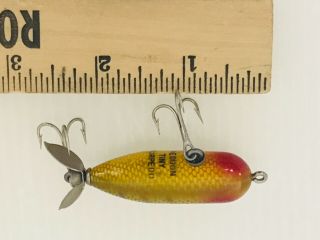Very Rare Color Vintage Heddon Tiny Torpedo Fishing Lure 4