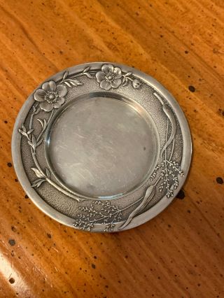 Victorian Era Tiffany & Co.  Floral Butter Pat Very Similar To Vine Pattern