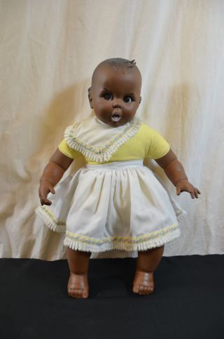 Vintage Gerber Black Baby Doll Rolling Eyes 18 " 1650 1