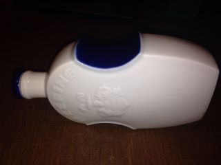ANTIQUE Royal Copenhagen Heering Ceramic Flask with Cork Stopper 4