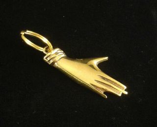 Carl Aubock Vienna Key Ring Hand Small Version Brass Auböck Hagenauer Era 1950s