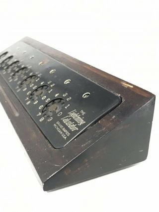 Vintage Lightning Calculator/adding Machine Steampunk Industrial Scientific Deco