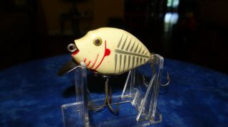 Vintage Heddon Dowagiac 9630 Punkinseed White Shore Lure Old Fishing Lures Bass