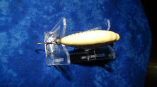 VINTAGE HEDDON DOWAGIAC 9630 PUNKINSEED WHITE SHORE LURE OLD FISHING LURES BASS 5